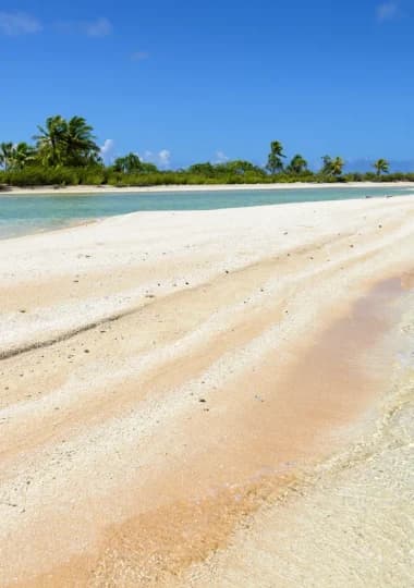 Pink sand beaches of Tikehau