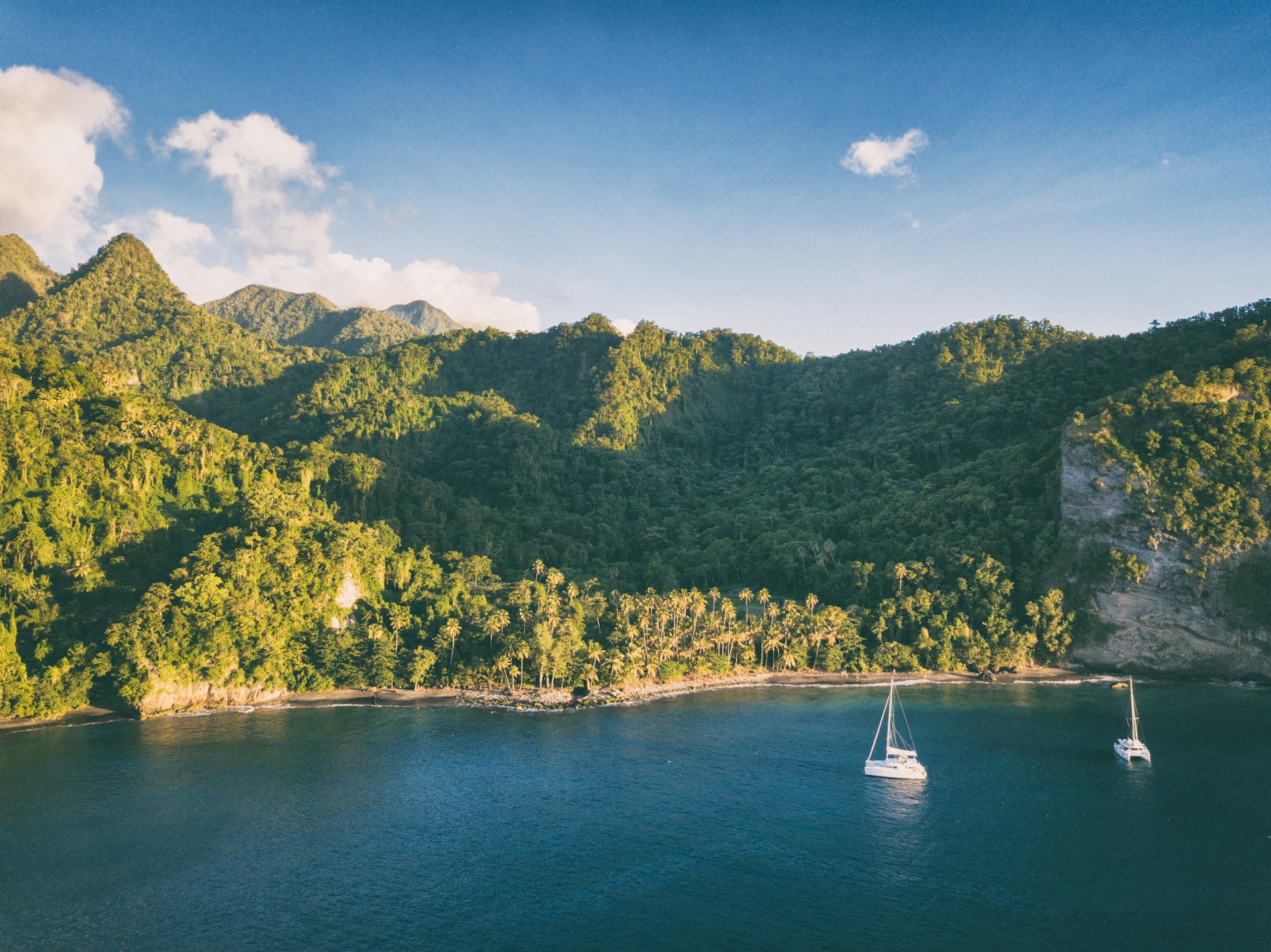 Sir Francis Drake Channel sailing