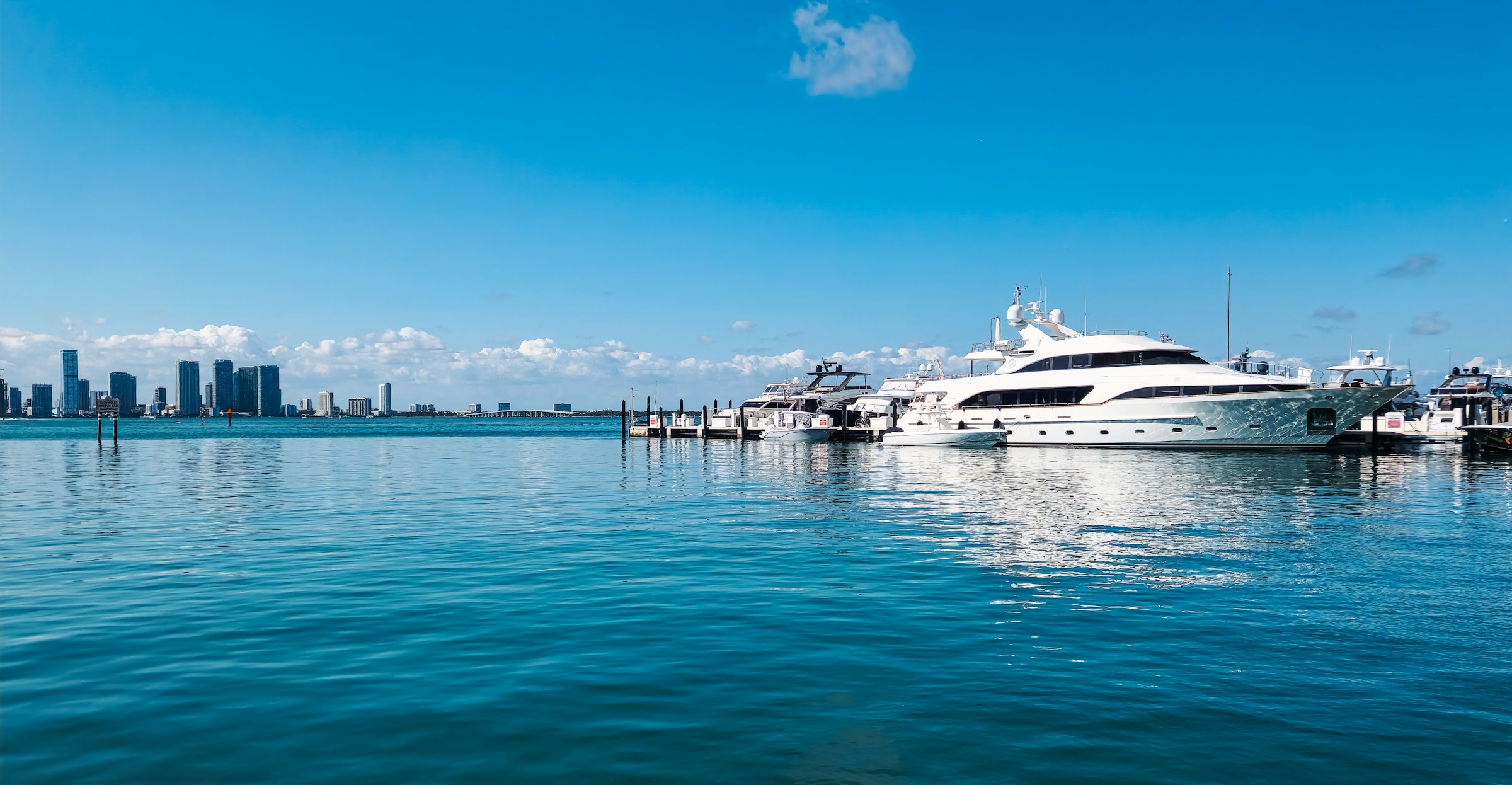 Superyacht dockside — Fort Lauderdale
